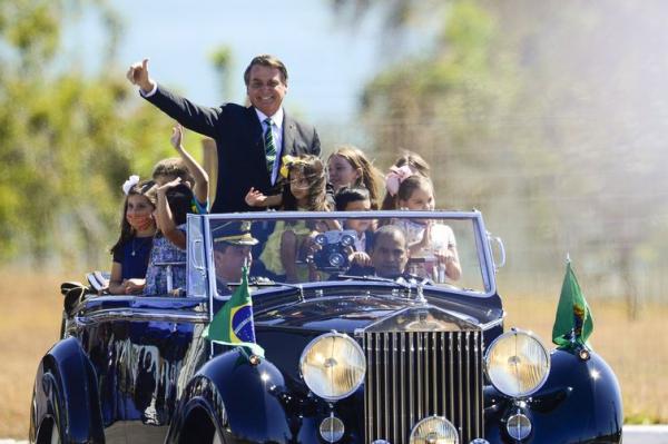 Presidente Jair Bolsonaro participa de cerimônia comemorativa do 7 de Setembro, no Palácio da Alvorada.(Imagem:Marcelo Camargo/Agência Brasil)