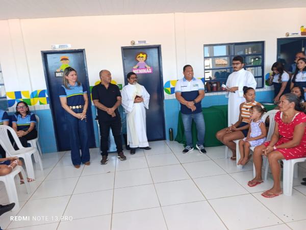 Prefeitura de Barão de Grajaú reinaugura escola na localidade Jatobá Ferrado.(Imagem:FlorianoNews)