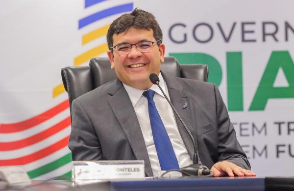 O governador Rafael Fonteles assina, nesta quinta-feira (8), contrato para recebimento dos recursos que virão via Caixa.(Imagem:Divulgação)