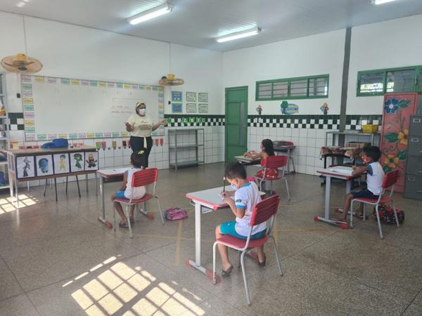Centros Municipais de Educação Infantil retornam aulas em formato híbrido em Teresina(Imagem:Divulgação)