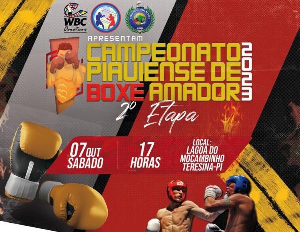 2º etapa do Piauiense de Boxe acontece em Teresina neste sábado.(Imagem:Divulgação)