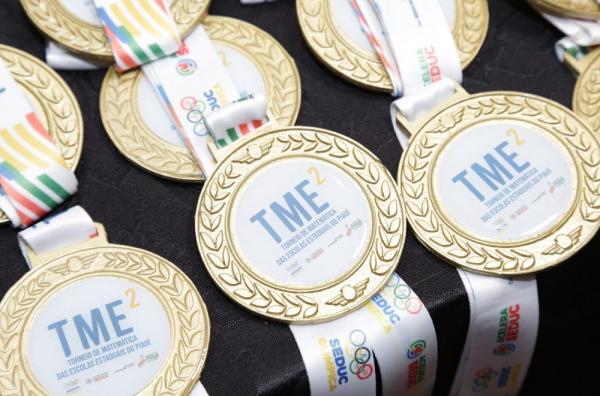 Seduc premia 200 estudantes no Torneio de Matemática com medalhas e bolsas de incentivo nesta quinta (2).(Imagem:Letícia Santos)