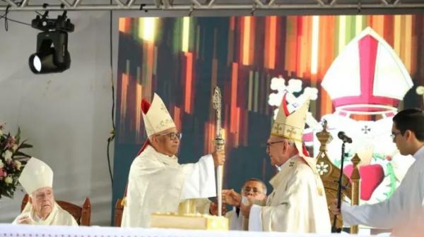 Dom Juarez Sousa toma posse como novo Arcebispo de Teresina.(Imagem:Divulgação)
