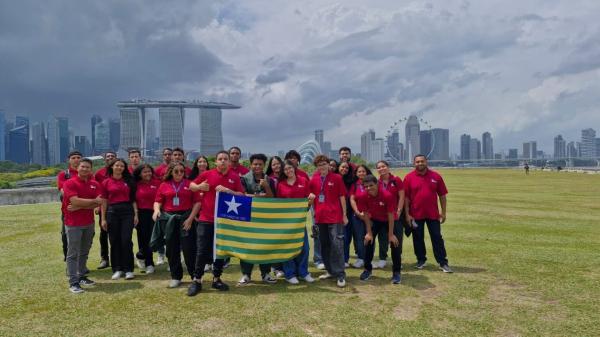 Intercambistas do programa Do Piau&iacute; para o Mundo encerram imers&atilde;o acad&ecirc;mica e cultural em Singapura(Imagem:Ascom Seduc)