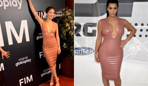 Marjorie Estiano brilha em vestido já usado por Kim Kardashian.(Imagem:Reprodução/Instagram)