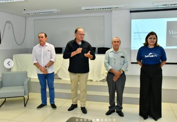 Floriano recebe Carlos Yuri de Morais para discutir os impactos da Reforma Tributária nas empresas.(Imagem:Reprodução/Instagram)