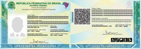 Piauí começa a expedir novo modelo da identidade na próxima terça-feira.(Imagem:Divulgação)