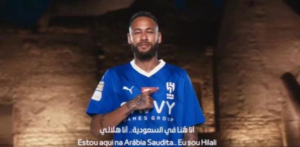 Astro brasileiro é o novo jogador do Al-Hilal.(Imagem:Al-Hilal/Divulgação/ND)