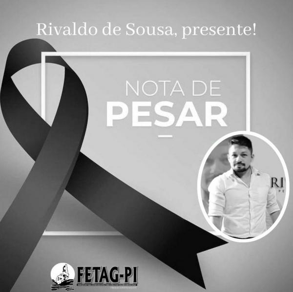 Fetag divulga nota de pesar sobre morte de Rivaldo de Sousa Barreto - Cabeleireiro morre em hospital após ser encontrado ferido em grotão na Zona Sul de Teresina.(Imagem:Reprodução)