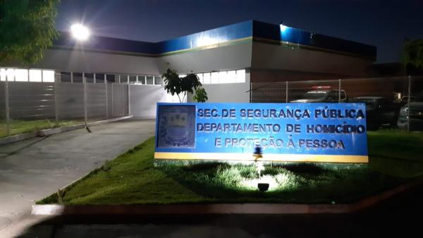 Departamento de Homicídio e Proteção à Pessoa (DHPP).(Imagem:Lucas Marreiros/G1 PI)