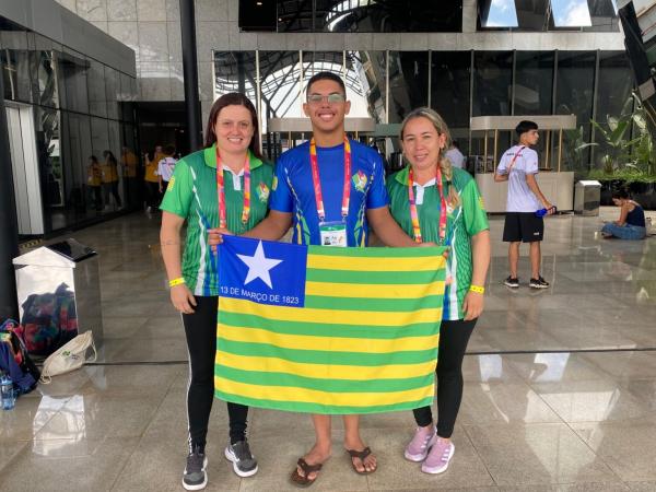 Piauí conquista sua primeira medalha nos Jogos da Juventude no wrestling(Imagem:Ascom Secepi)