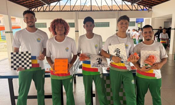 Xadrez refor&ccedil;a ensino de l&oacute;gica na rede p&uacute;blica e Seduc leva projeto para escolas de sete munic&iacute;pios do Piau&iacute;(Imagem:Ascom Seduc)