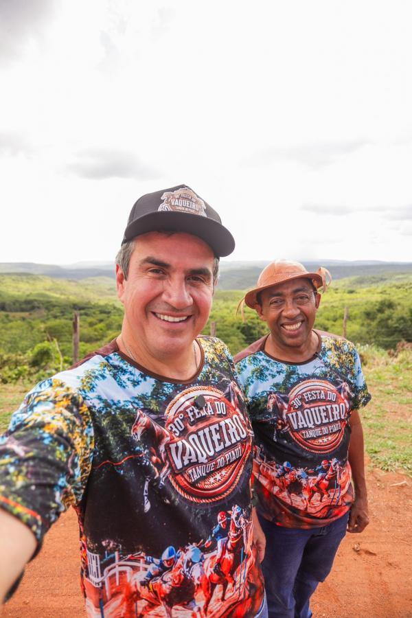  Com emendas parlamentares, Ciro entrega obras e anuncia novos investimentos em Tanque do Piau&iacute;(Imagem:Ascom)