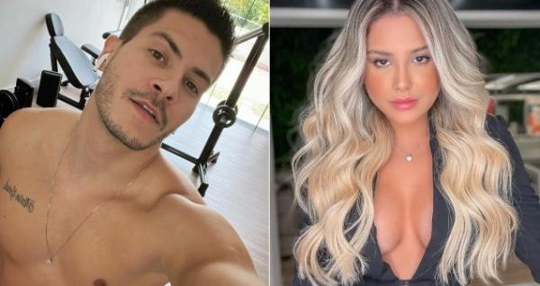 Arthur Aguiar e Rafaela Porto(Imagem:Reprodução/Instagram)