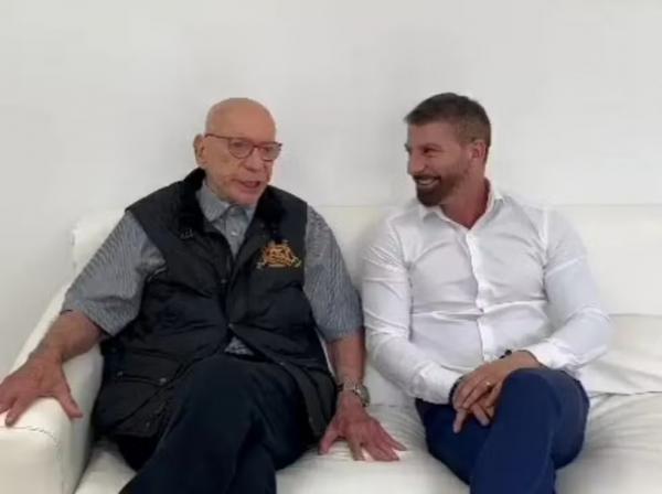 Pedrinho e Jos&eacute; Roberto Lamacchia (Imagem: Reprodu&ccedil;&atilde;o)