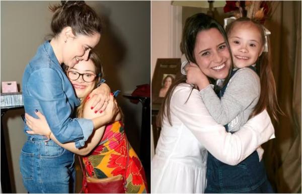 Fernanda Vasconcellos e Joana Morcazel se reencontram após quase 20 anos.(Imagem:Clayton Felizardo/BrazilNews l Divulgação/Globo)