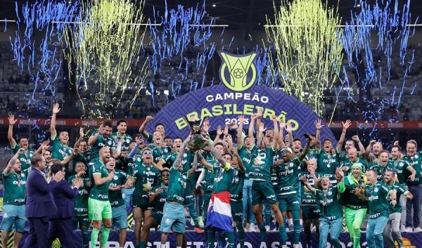 Palmeiras conquista o 12º Campeonato Brasileiro de sua história.(Imagem:Reuters/Cris Mattos/Direitos Reservados)