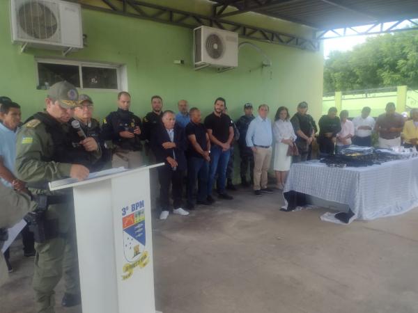 PMPI reforça segurança em Floriano e região com entrega de novos equipamentos operacionais(Imagem:FlorianoNews)