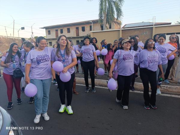 Sesc Floriano participa da Caminhada do Agosto Lilás em defesa dos direitos da mulher(Imagem:FlorianoNews)