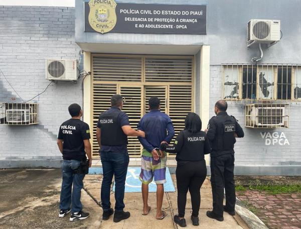 Polícia prendeu dois acusados de estuprar menina de 11 anos.(Imagem:Divulgação/SSP-PI)