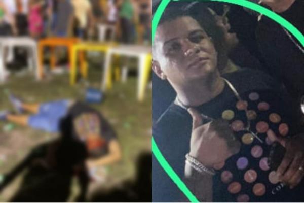 Elton Jonatas Pereira Lira, homem que morreu baleado no tiroteio ocorrido em um clube de Floriano no último sábado (12), era suspeito de homicídio e tráfico de drogas.(Imagem:Divulgação)