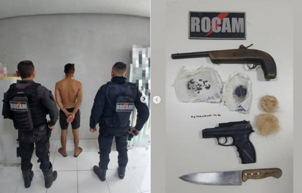  Homem &eacute; preso por descumprir medida protetiva e posse de arma artesanal em Floriano.(Imagem:Reprodu&ccedil;&atilde;o/Instagram)