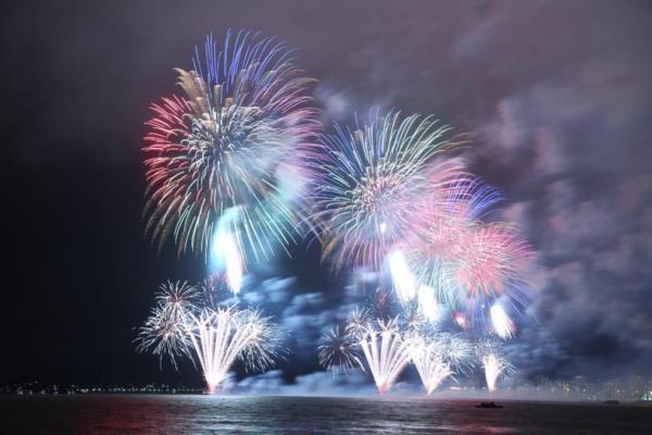 Show de fogos de artifício(Imagem:Cristiano Andujar)