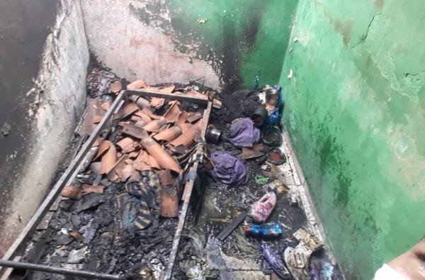 Homem morre em incêndio dentro de quarto em Fronteiras, no Sul do Piauí(Imagem:Adão Silva)