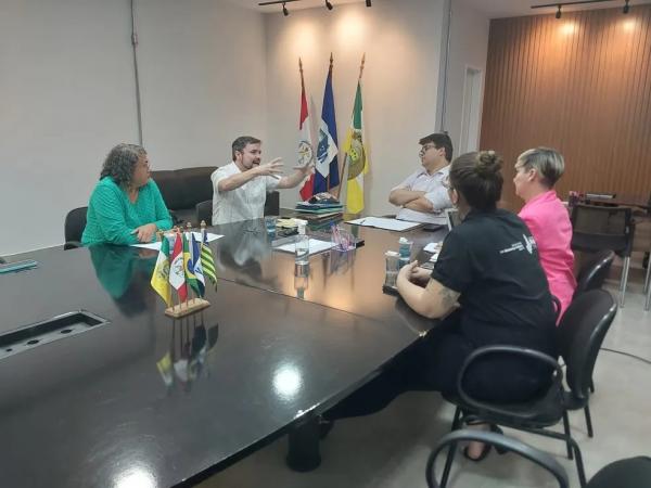  Reunião da secretaria estadual de Segurança Pública do Piauí com o Grupo Matizes.(Imagem: Divulgação/Matizes )