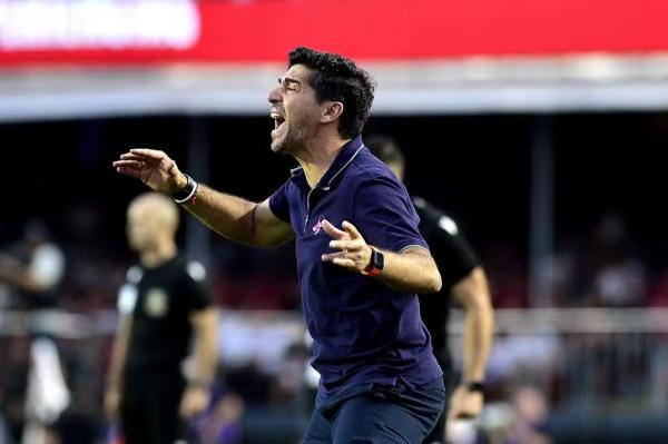 Abel Ferreira em S&atilde;o Paulo x Palmeiras.(Imagem:Marcos Ribolli)