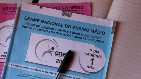 No ano passado, por causa da pandemia, o Inep trouxe a opção do Enem digital. Ao todo, 677 alunos de Ribeirão Preto optaram por esse modelo de prova. Em 2021, o formato foi mantido(Imagem:Reprodução)