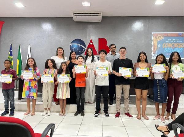 OAB e Conselho Municipal de Meio Ambiente realizam premiação do Concurso de Desenho  Infantojuvenil.(Imagem:Reprodução/Instagram)