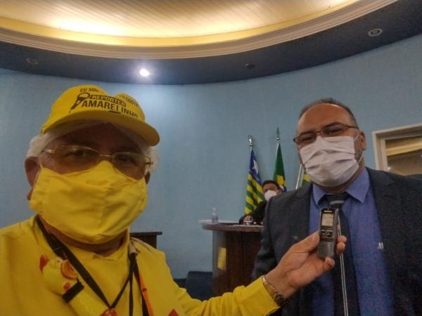 Presidente da Cãmara Municipal, Joab Curvina(Imagem:FlorianoNews)