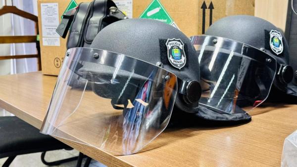 Pol&iacute;cia Penal do Piau&iacute; recebe investimentos de mais de R$ 2 milh&otilde;es em equipamentos e armamentos(Imagem:Ascom Sejus)