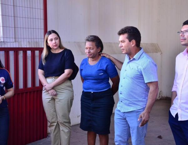 Secretária de Saúde Caroline Reis, vereadora Daguia de Dona Bela e vereador Miguel Vieira.(Imagem:Reprodução/Instagram)