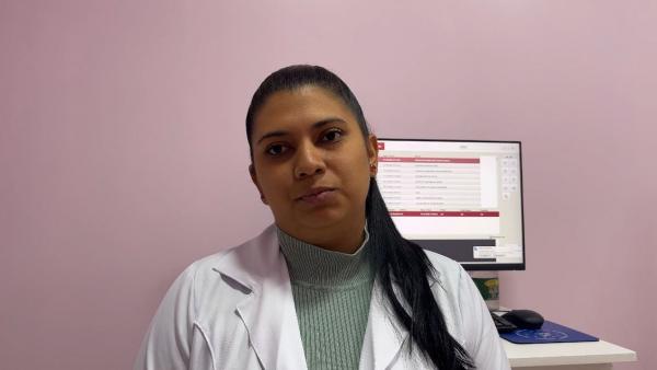 Ana Vitória, técnica em radiologia.(Imagem:Ascom Sesapi)