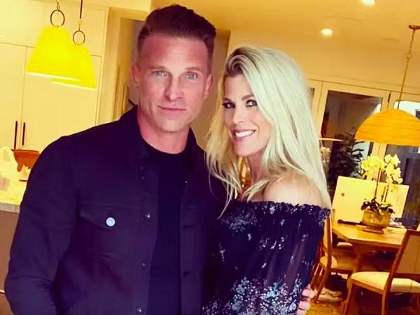 O ator Steve Burton e a coach fitness Sheree Gustin quando ainda estavam casados.(Imagem:Instagram)