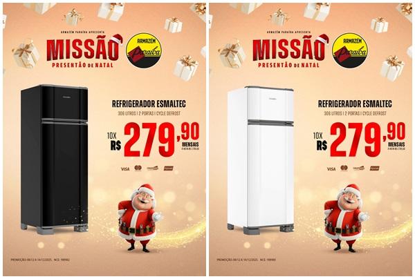 Armazém Paraíba abre temporada de Natal com preços imbatíveis e promoções em todos os setores.(Imagem:Divulgação)
