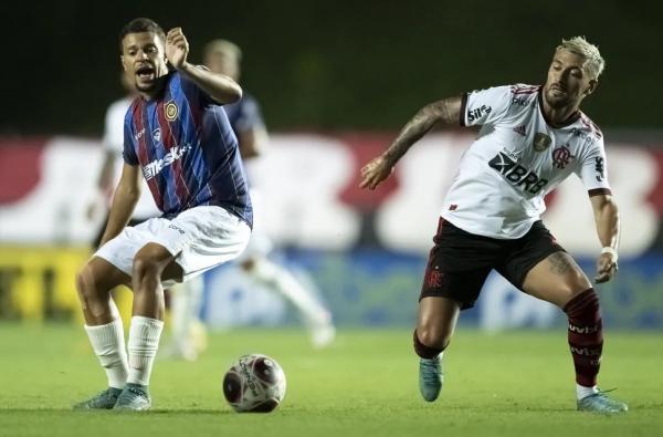 Arrascaeta, em Flamengo x Madureira(Imagem:Jorge Rodrigues/AGIF)