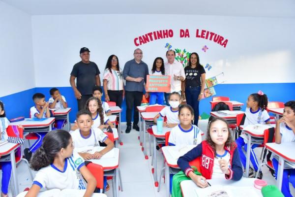 Educação de Floriano entrega ampliação da Escola M. Professor Freire.(Imagem:Secom)