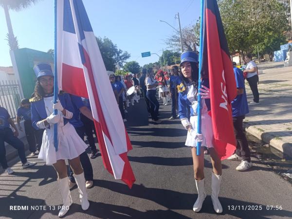 CETI Osvaldo da Costa e Silva celebra 65 anos com desfile cívico e dia de confraternização(Imagem:FlorianoNews)