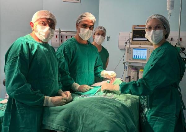 Nova Maternidade Dona Evangelina Rosa realiza a primeira neurocirurgia neonatal.(Imagem:Divulgação)