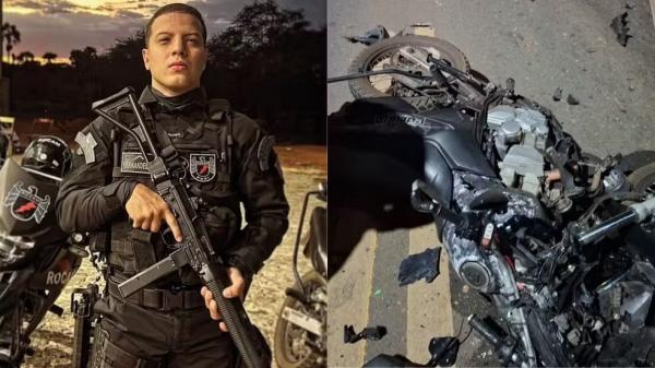 Policial militar morre em acidente de moto no Piau&iacute;.(Imagem:Reprodu&ccedil;&atilde;o/Redes Sociais)