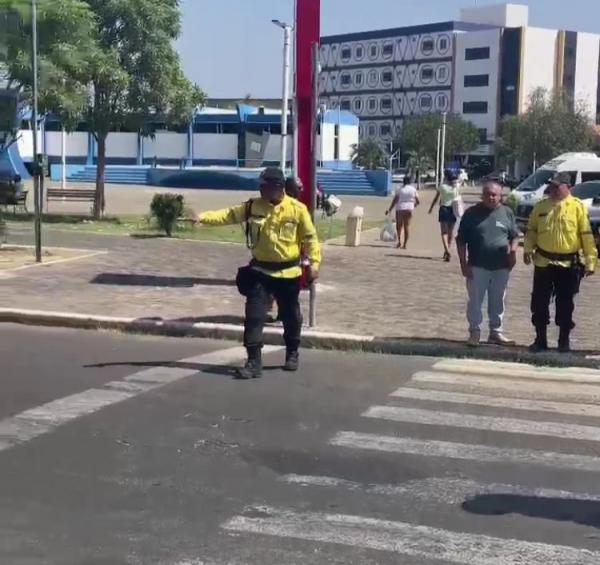 Sutran e Saúde de Floriano realizam ação educativa em alusão à Semana Nacional do trânsito.(Imagem:Secom)