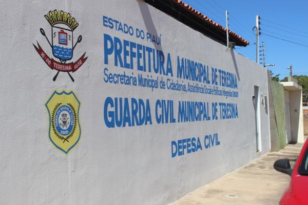 Guarda Civil Municipal de Teresina.(Imagem:Gilcilene Araújo)
