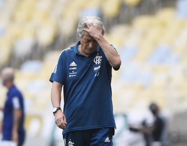 Jorge Jesus, técnico do Flamengo.(Imagem:André Durão)