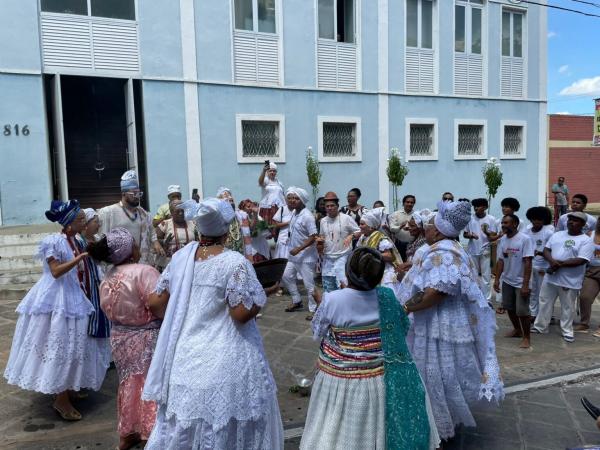 Sempi participa de celebração religiosa em homenagem aos 10 anos da Secretaria da Cultura do Piauí(Imagem: Ascom Sempi)