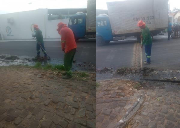 Prefeitura de Floriano realiza manutenção nos cemitérios para o Dia de Finados(Imagem:Secom)