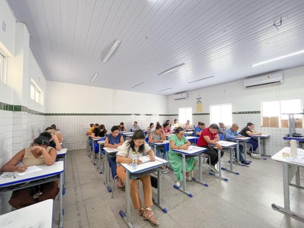 Mais de 300 candidatos realizam primeira etapa de processo seletivo para Nova Maternidade.(Imagem:Divulgação / Sesapi)