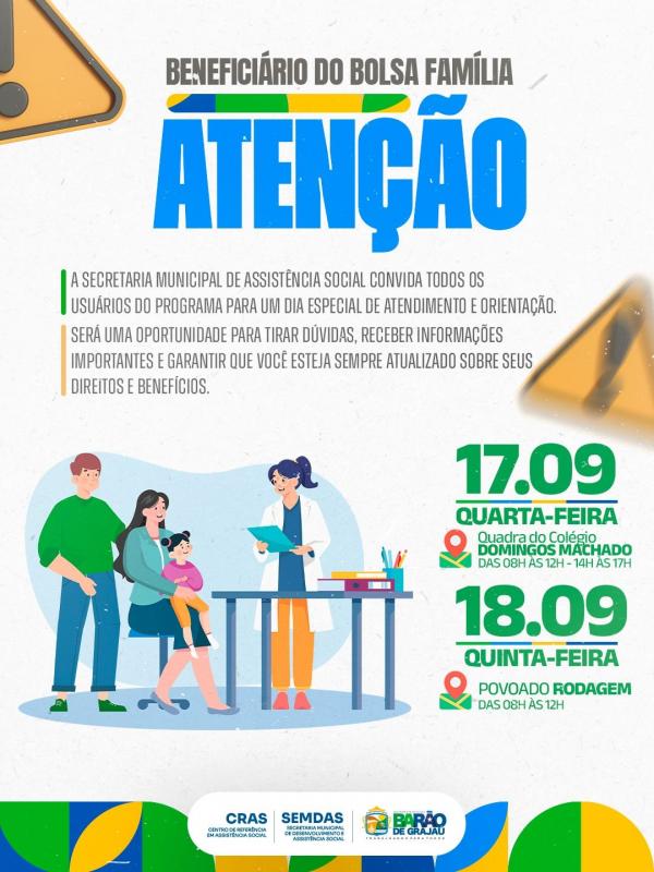 Prefeitura de Barão de Grajaú realiza atendimento especial para beneficiários do Bolsa Família.(Imagem:Divulgação)